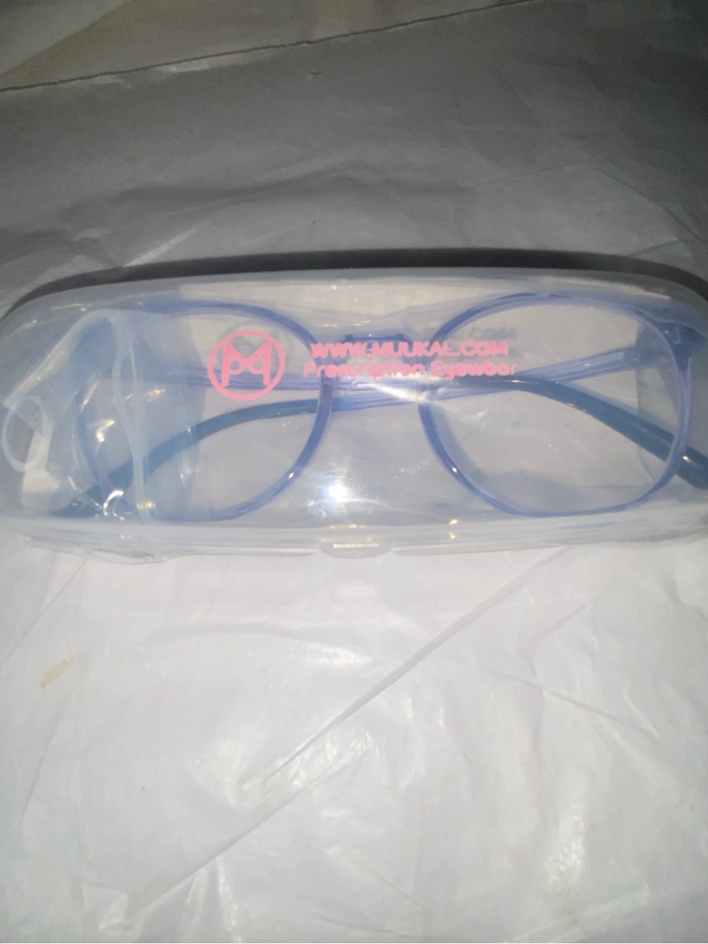 Denmark Blue reading glasses Eyewear with Case -